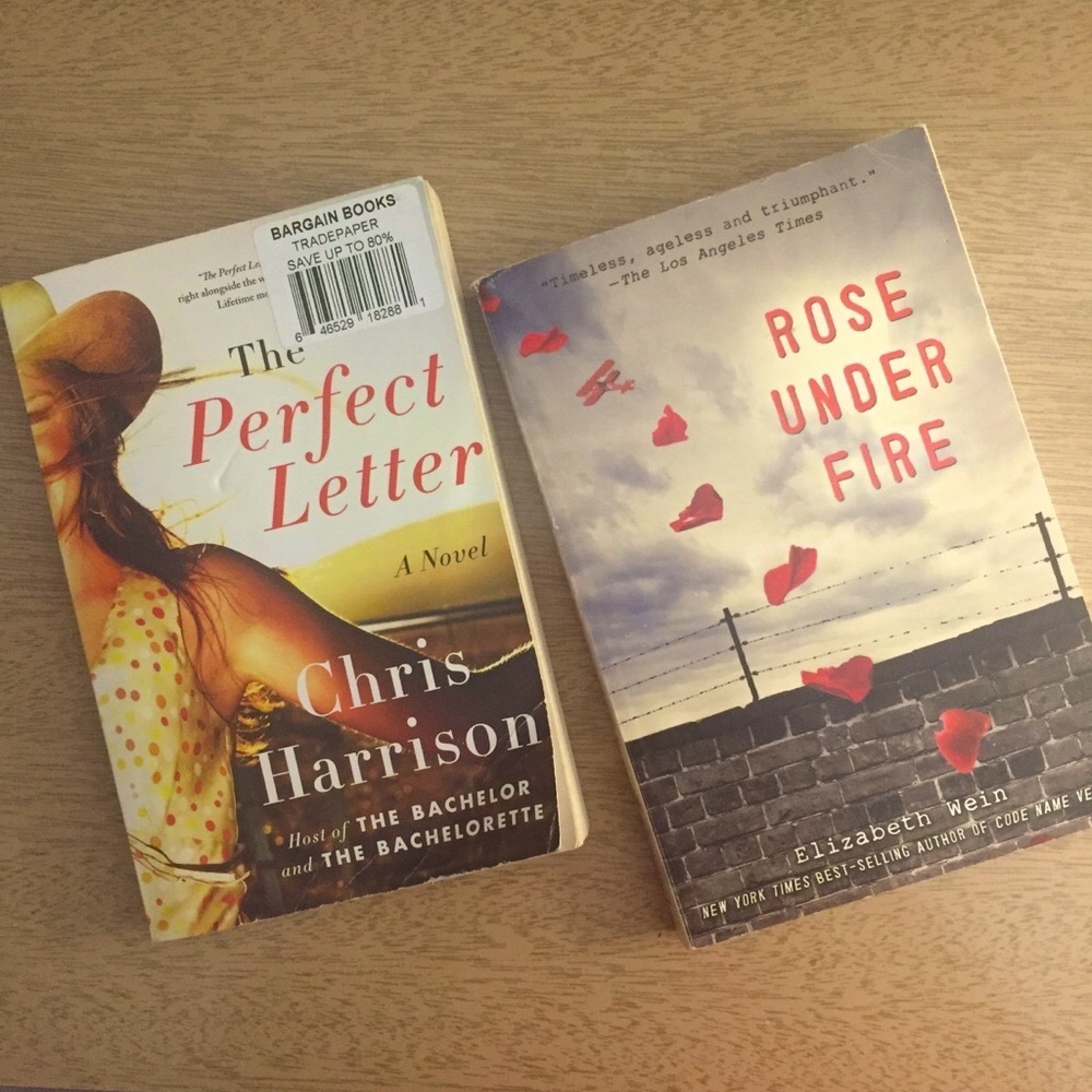 The Perfect Letter/ Rose Under fire / books